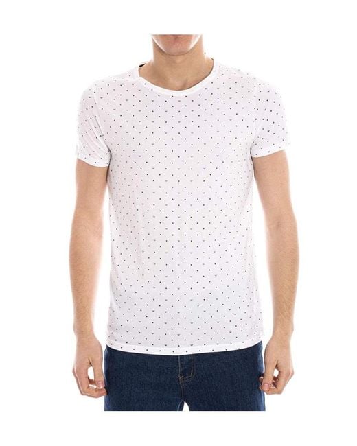 Armani Jeans White Logo Details T-Shirt for men