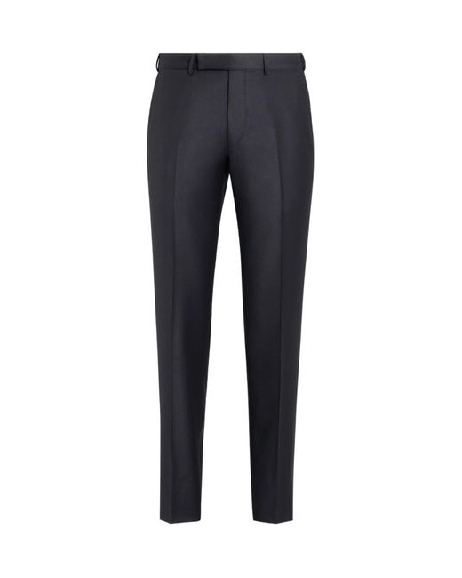 Zegna Blue Trofeo Tailored Pants for men