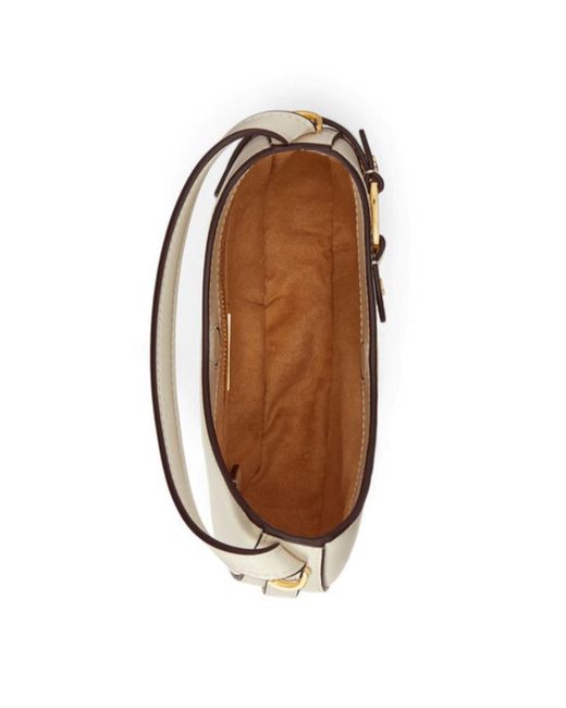 Ralph Lauren White Top Handle Shoulder Bag