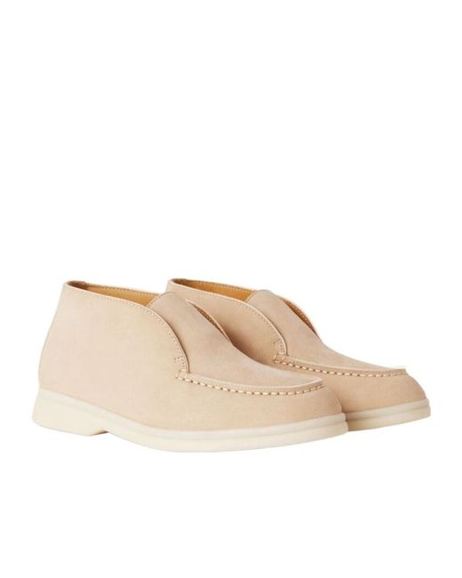 Loro Piana Natural Open Walk Ankle Boots