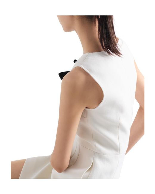 Prada White Natté Dress