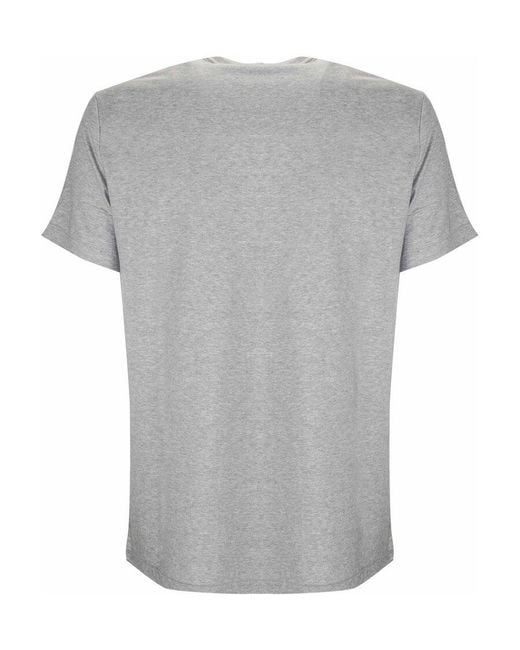 Polo Ralph Lauren Gray Logo Embroidered Crewneck T-Shirt for men