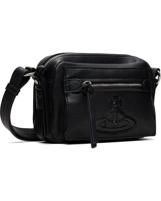 Vivienne Westwood Black Hannah Shoulder Bag for men