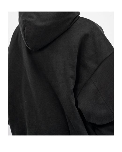 Vetements Black Long-Sleeved Hoodie for men