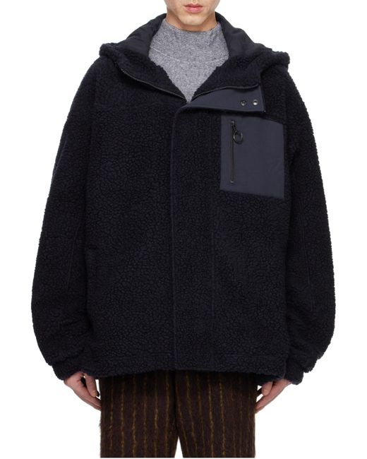 Martine Rose Blue Fleece Jacket for men