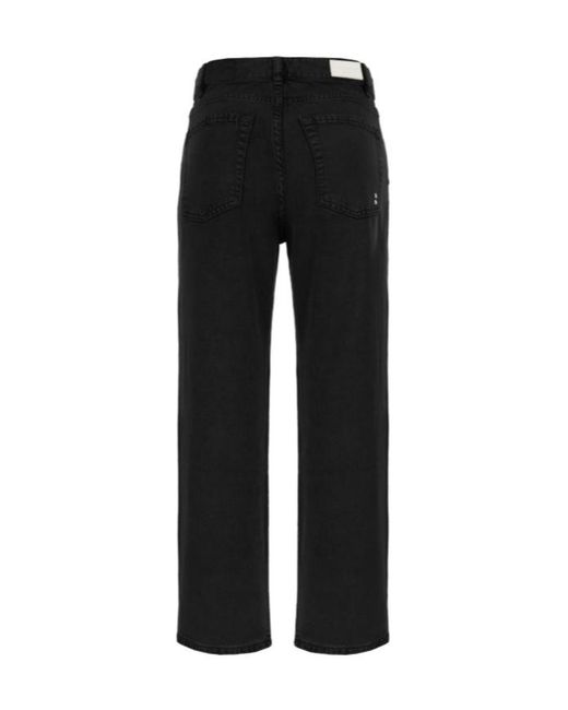 ICON DENIM Black Jeans With Belt Loops