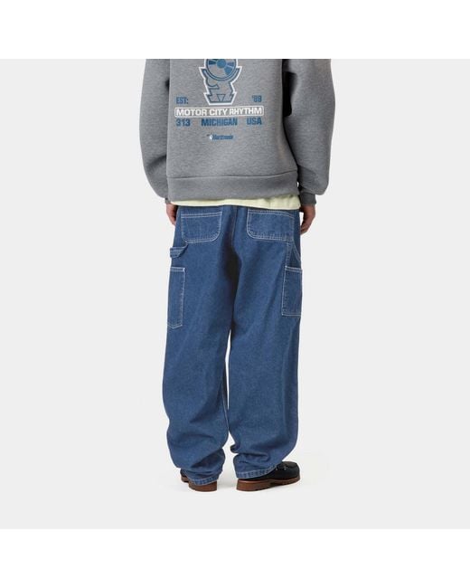 Carhartt Blue Single Knee Pants for men