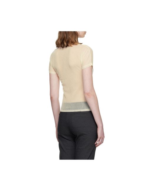 Paloma Wool White Crossed Raglan Top