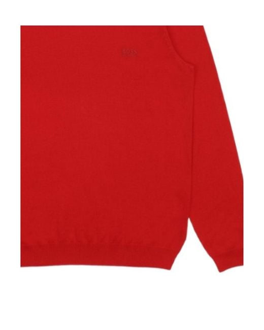 Boss Red Round-Neck Sweater for men