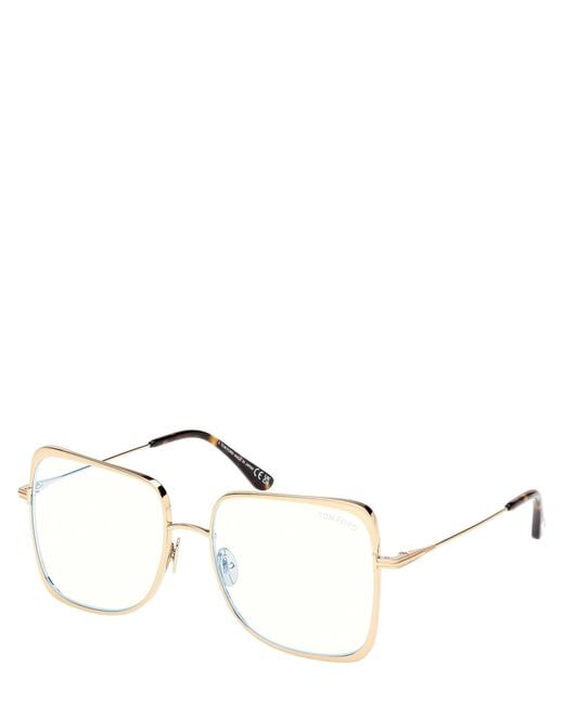 Tom Ford Natural Eyewear Square-Frame Glasses