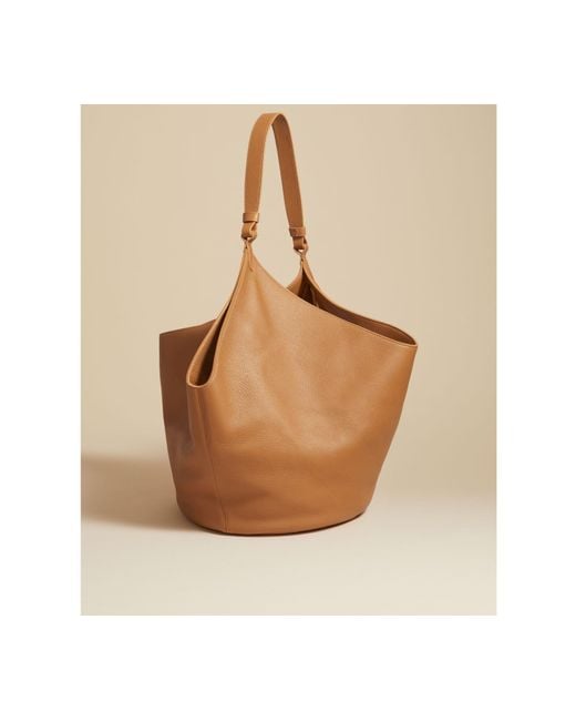 Khaite Natural Lotus Medium Tote Bag