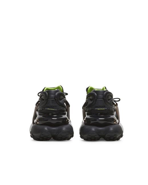 Balmain Multicolor Unicorn Logo Low-Cut Skate Shoes for men