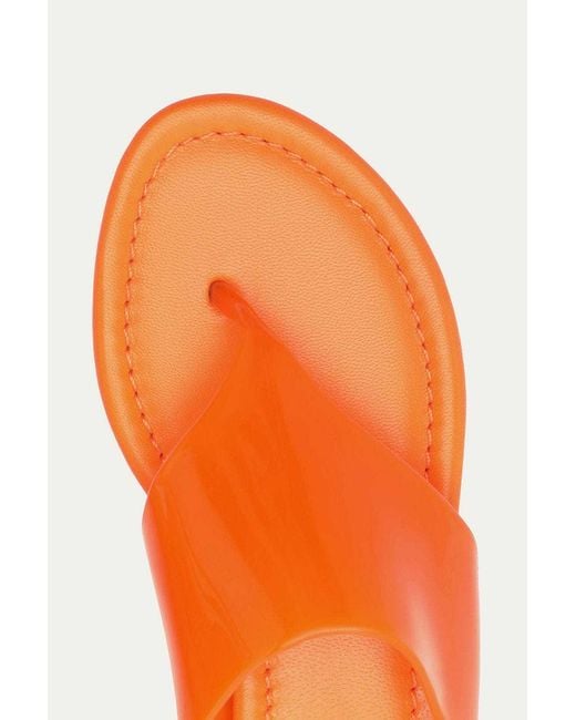 Farm Rio Orange Flat Sandals