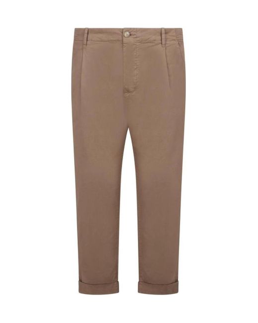 Original Vintage Style Brown Straight Casual Pants for men