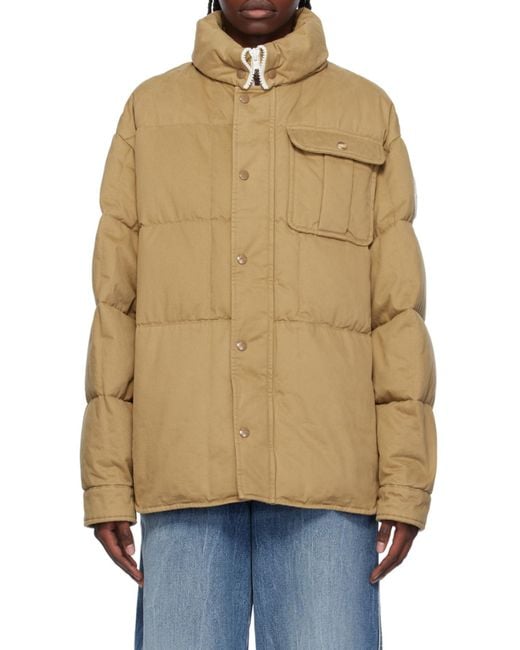 Moncler Brown Fieldrush Short Down Jacket for men