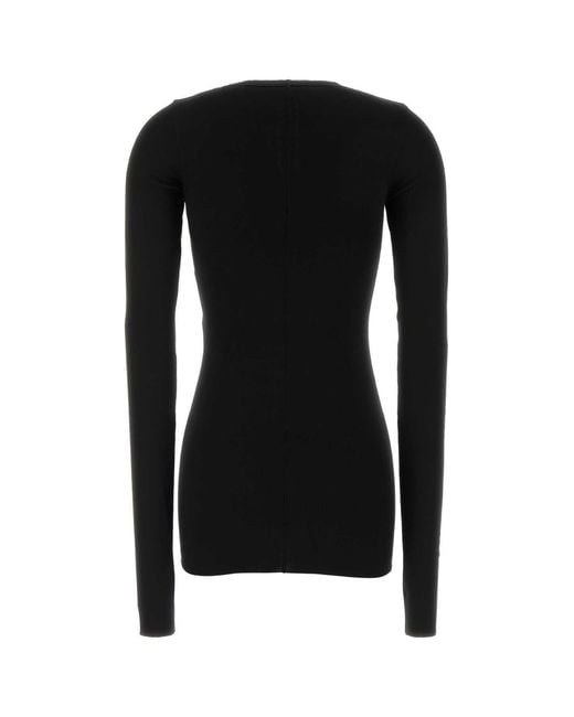 Rick Owens Black Long-Sleeve T-Shirt