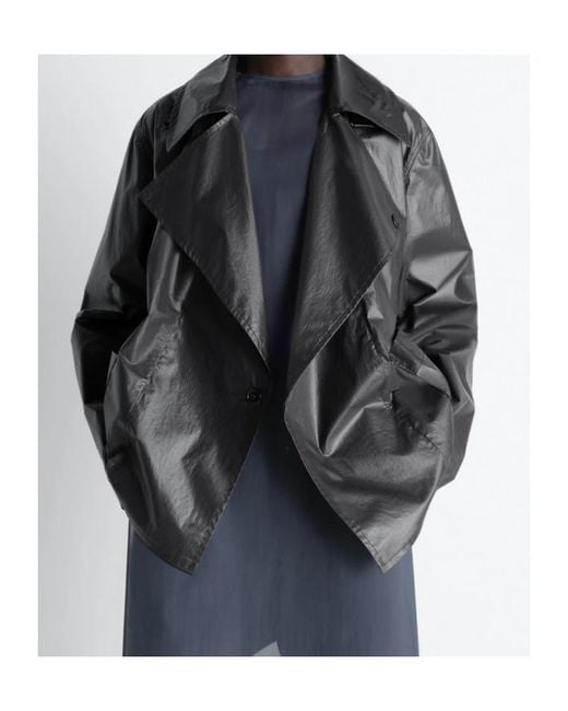 Lemaire Black Light Wrap Jacket