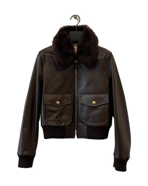 Céline Black Aviator Blouson Jacket