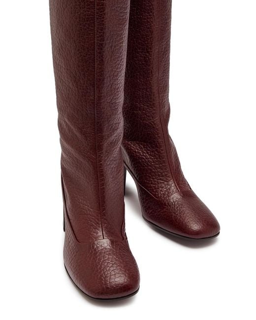 Dries Van Noten Brown Casual Leather High Boots