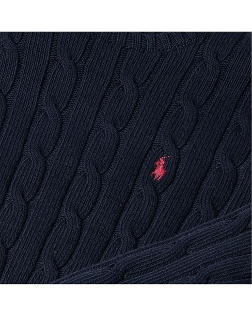 Polo Ralph Lauren Blue Logo Knit Dress