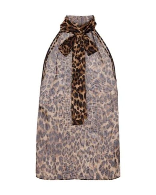 Nili Lotan Brown Sleeveless Top
