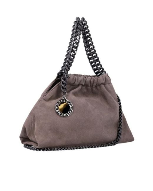 Stella McCartney Brown Drawstring Shoulder Bag