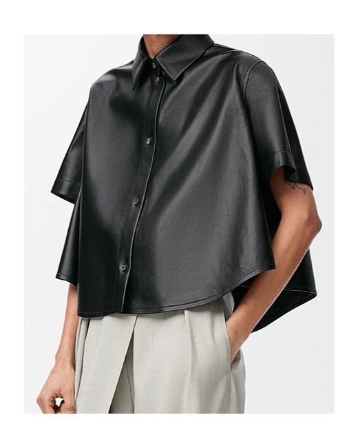 Loewe Black Short Sleeve Trapeze Shirt