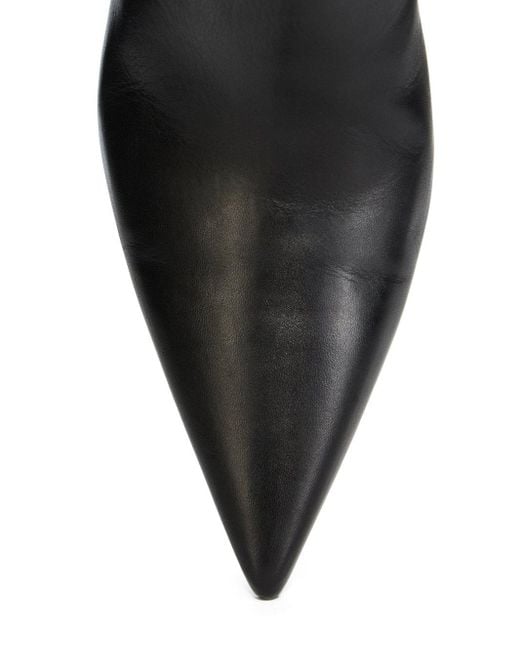 Rick Owens Black Ankle Sharp Boots