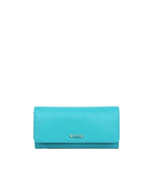 Fendi Blue Long Wallet