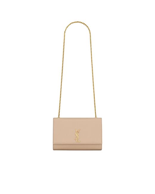 Saint Laurent White New Kate Small Shoulder Bag