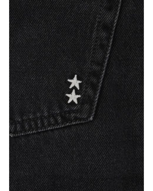 ICON DENIM Black Jeans With Belt Loops