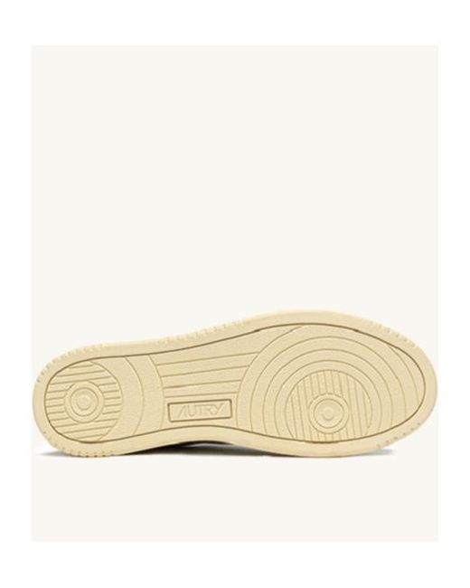 Autry Natural Medalist Lace-Up Sneakers for men