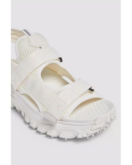 Moncler White Trailgrip Vela Water-Repellent Sandals