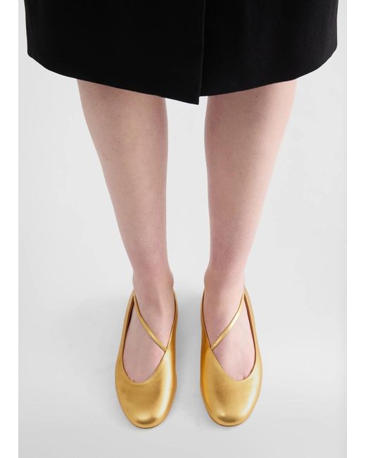 Jil Sander Natural Elyss Ballerina