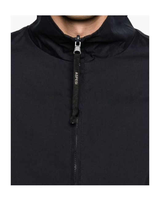 Aspesi Blue Reversible Casual Jacket for men