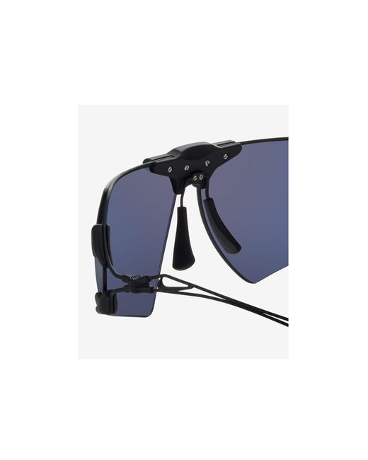 Nike Blue Zeus Edge Polarized Rectangle Frame Sunglasses for men