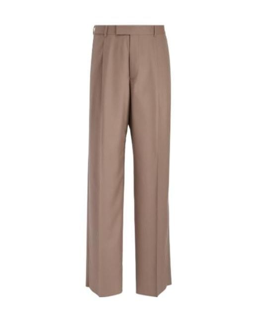 Dior Brown Icons Loose Pants for men