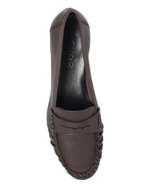 Aeyde Black Round-Toe Loafers