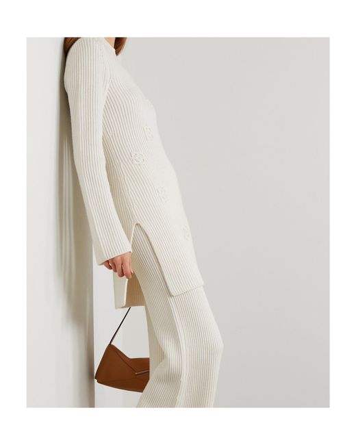 Gabriela Hearst White Long-Sleeved Knitwear