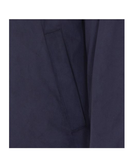 Herno Blue Long-Sleeve Casual Jacket