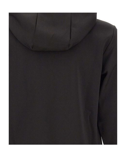 EA7 Gray Hooded Zip-Up Sweatshirt for men