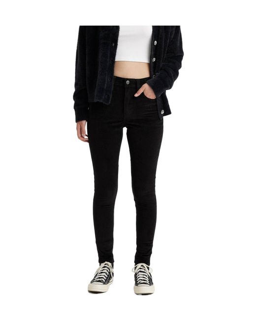Levi's Black Cotton Trousers