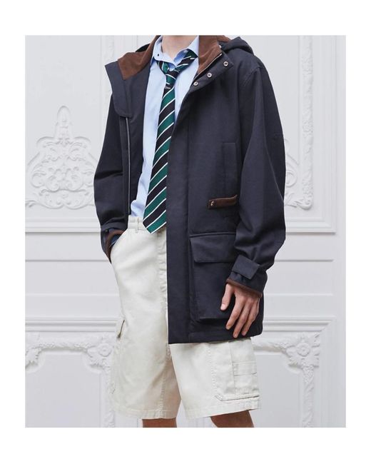 Dior Blue Parka for men