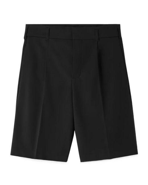 Jacquemus Black Belt Loop Shorts for men