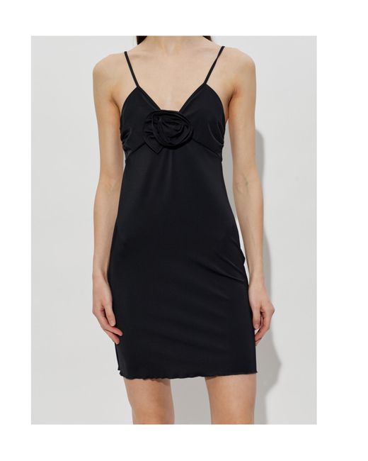 Moschino Black Beach Dress With Straps
