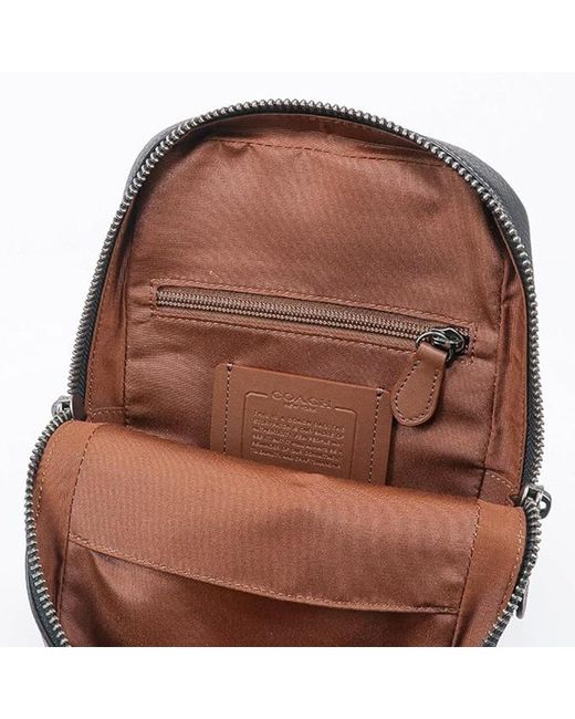 COACH Multicolor Logo Pattern Cross-Body Bag for men
