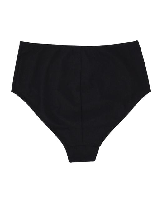 Elisabetta Franchi Black High-Waisted Briefs
