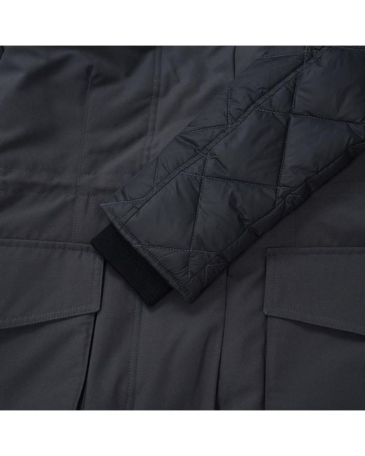 Canada Goose Black Hooded Down Jacket for men