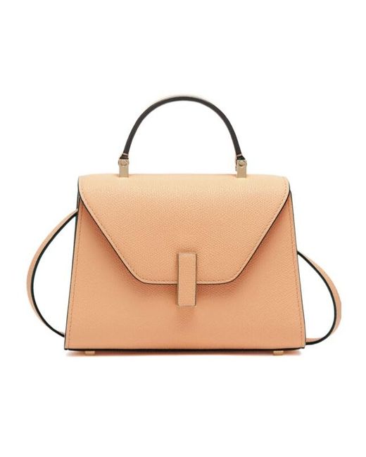 Valextra Natural Iside Crossbody Micro Bag