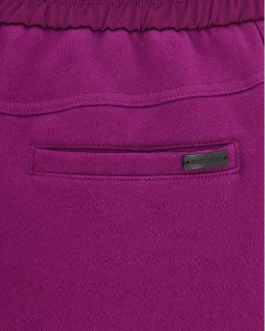 Saint Laurent Purple Drawstring Straight Leg Trousers for men